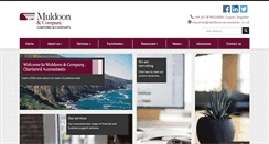 Desktop Screenshot of muldoon-accountants.co.uk